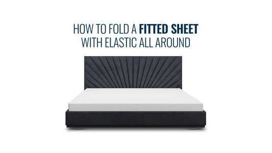 How to Fold a Fitted Sheet with Elastic all Around