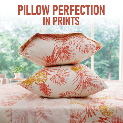 Peachy Floral Printed Sheet Sets